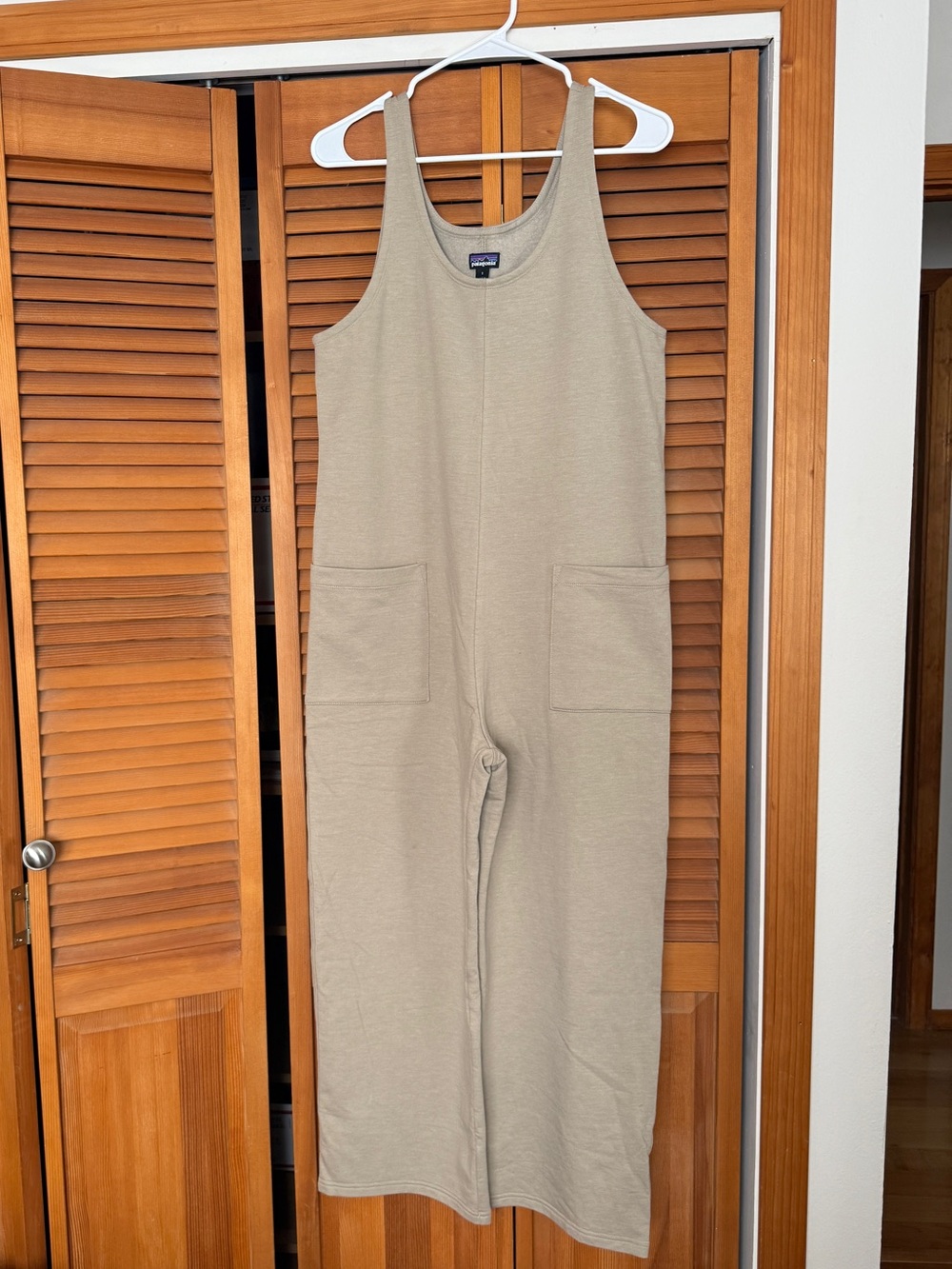 Patagonia Tank Jumpsuit with Pockets - Beige